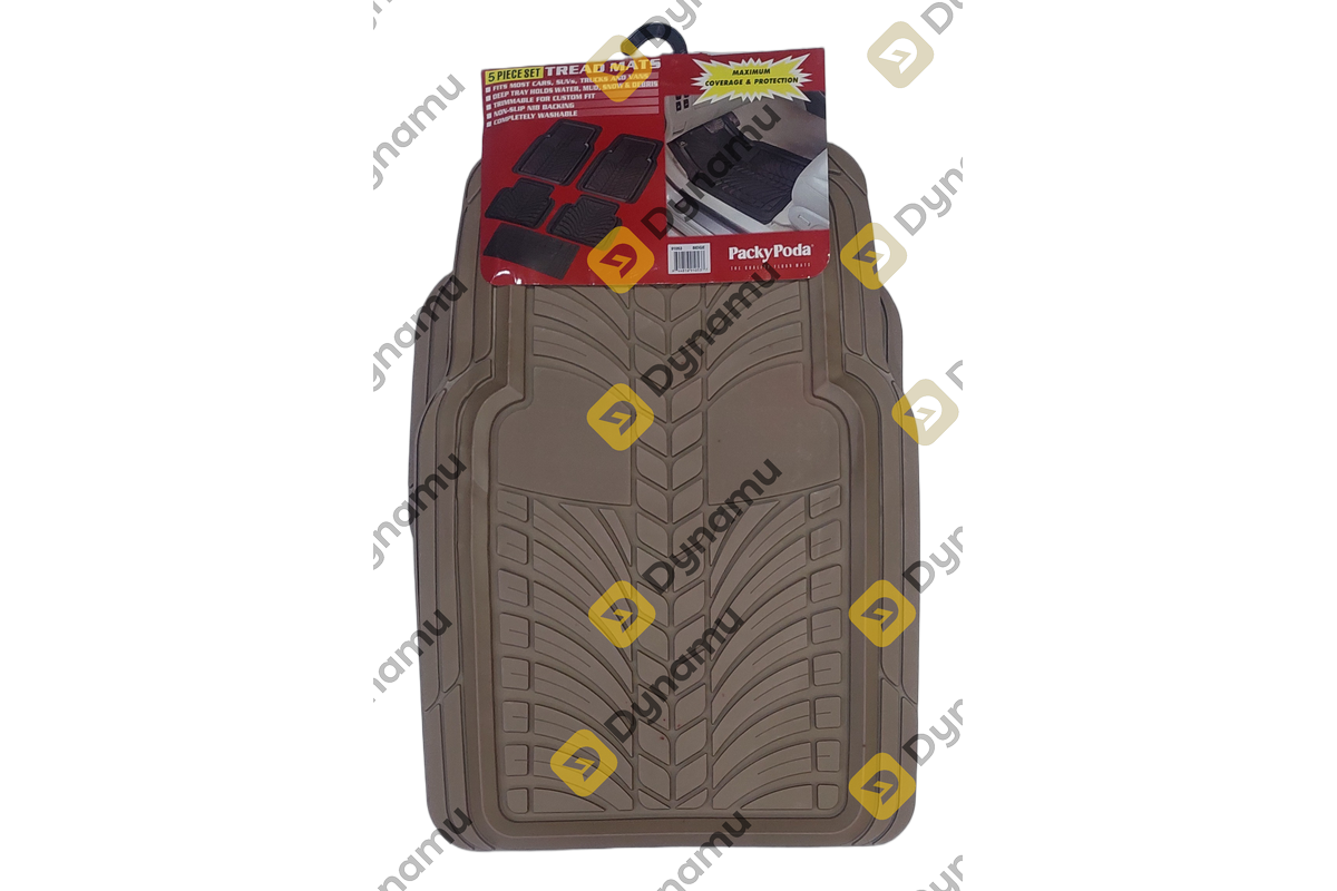 Universal Car Floor Mats - 5 Pack
